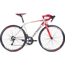 Corelli Sprint KR100 28 Jant 16 Vites V Fren Yol Yarış Bisikleti Beyaz Kırmızı 48 Kadro