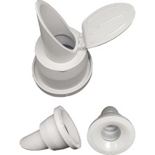 Kustar Lavabo Koku Giderici Çek Valfli Lavabo Gider Adaptör Conta Ø50 Evye Koku Önleyici