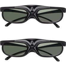 Goshyda Dlp Link 3D Gözlük, 3D Aktif Shutter Gözlük, 3D Filmler Için USB Şarj Kablosu ile Geniş Uyumluluk