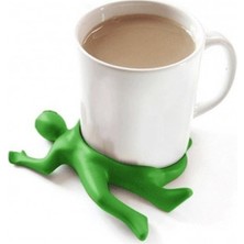 Practika Bardak Altlığı Ezilmiş Adam Şekilli