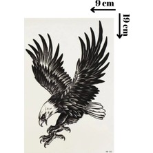 Practika Kartal Geçici Dövme Şablonu - FF037