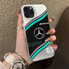 HONTINGA iPhone 11 Pro Max ile Uyumlu Kılıfı Silikon Kenar Sert Arka Düşüme Önleyici Basitlik Anti Düşme Kamera Korumali Mercedes Desen Telefon Kılıfı Kadın ve Erkek Için Uygundur K1-1081