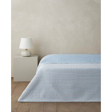 English Home Daisy Kamila Tek Kişilik Çok Amaçlı Örtü 160x220 cm Açık Mavi