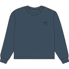 Herschel | Basic Kadın Pamuk Uzun Kollu Sweatshirt