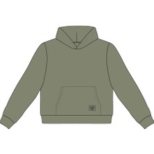Herschel Pigment Dye | Classic Kadın Pamuklu Kapüşonlu Sweatshirt, Ribana Kol ve Etek Ucu