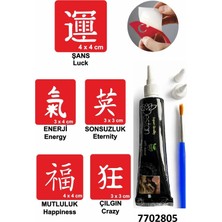 Airbrush Tattoo Hint Kınası ve Şablonla Geçici Dövme Yapma Seti Set 19