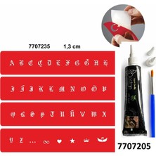 Airbrush Tattoo Hint Kınası ve Şablonla Geçici Dövme Yapma Seti Set 37