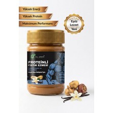Proteinli Fıstık Ezmesi (Vanilya) | Fıstık Proteini, Maca Kökü Tozu ile | 325 gr