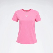 Reebok Lc 6082 New Id Class Reg Tee 0 Yaka Kadin Tshirt - Pembe