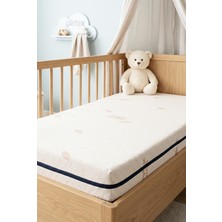 Artex 10CM Süngerli Bebek Çocuk Beşik Yatağı Cotton 70X110 Yıkanabilir Kılıflı Park Yatak Oyun Parkı