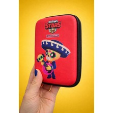 Pokemon ve Brawl Stars Cüzdanlı Gold Cards Kart 10X13 cm Cüzdanda