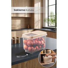 Orvila Çok Amaçlı Saklama Kabı 10LT Multibox- Erzak Bakliyat Deterjanlık Saklama Kutusu
