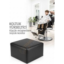 MidasTech Çocuk Tıraş Koltuğu Yükseltici - Berber Çocuk Yükseltici - Kuaför Koltuk Minderi  Midiastech