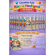 Emrah Gültekin 10 Paket Karne Hediyesi Konsept Hediye Seti Tebrik Kartı Kalem Şekerli Çocuklara Özel Set