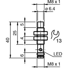 Pepperl+Fuchs 304615-0115   NBN3-8GM25-E2-V3  Pepperl-Fuchs