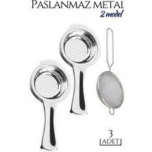 MidasTech Turk 3 Lü Set Metal Çay Süzgeci Cabrera Design Midiastech