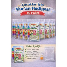 Emrah Gültekin 10 Paket Kur’an Hediyesi Konsept Hediye Seti Tebrik Kartı Yumurtlayan Kalem Şekerli Çocuklara Özel