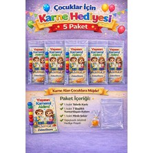 Emrah Gültekin 5 Paket Karne Hediyesi Konsept Hediye Seti Tebrik Kartı Kalem Şekerli Çocuklara Özel Set