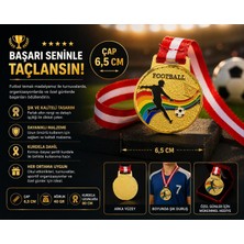 Avessa Mad-Fut-1 Futbol Figürlü Madalya 6.5 cm