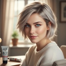 Akos 8.2 Açık Kumral Tüp Saç Boyası 60 Ml+ Akos 20 Volüm Oksidan 60 ml