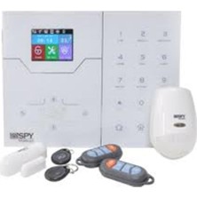 Nusrat Bilişim Spy SP-201IP DAHİLİ TCP-IP DESTEKLİ KABLOSUZ ALARM SETİ (1PIR,1MC,2KMD.)