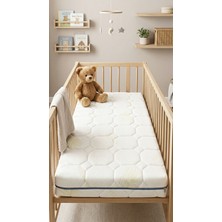 Artex 12CM Aloe Süngerli Bebek Çocuk Beşik Yatağı 70X130 Yıkanabilir Kılıflı Park Yatak Oyun Parkı