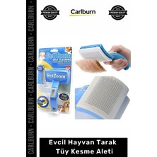 Carlburn Özel Üretim Kedi Köpek Tüy Toplayıcı Paslanmaz Çelik Kaliteli Evcil Hayvan Tarak Tüy Kesme Aleti