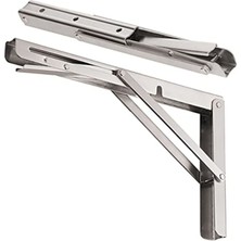 DRT 4'lü Ekonomik Paket: 4plus Katlanabilir Masa Braketi Seti - Aısı 304 Paslanmaz - 30X17 cm