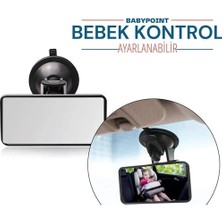 Najmaddin Mey Ithalat® Babypoınt Ayarlanabilir Bebek Araç Aynası – Güvenli Sürüş Için Geniş Gör�