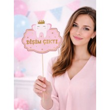 Parti Adresi Diş Buğdayı Dişim Çıktı Yazılı Konuşma Balonu Pembe 5'li