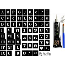 Airbrush Tattoo Hint Kınası ve Şablonla Geçici Dövme Yapma Seti Set 5