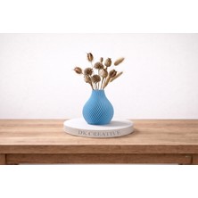 Gök Mavisi Dekoratif Vazo