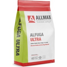 Allmax Silikonlu Fuga Derz Dolgusu Gümüş Gri 1 kg