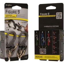 Nite Ize Figure 9 Halatlı Küçük Karabiner 2li Paket