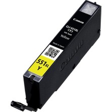 Canon CLI-551XL Y Yellow Sarı Yüksek Kapasiteli Mürekkep Kartuş IP7250 MX925