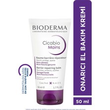 Bioderma Cicabio 50 ml Onarıcı Bakım Kremi Shea Yağı İçeren Hasar Görmüş Eller İçin Yoğun Nemlendirme