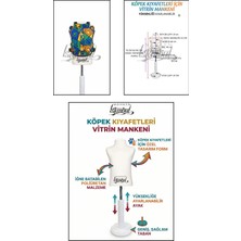Manken İstanbul Köpek Vitrin Mankeni - Pet Manken - Köpek Manken - Pet Shop ve Veterinerler Için Köpek Mankeni