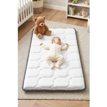 Artex 5cm Sade Süngerli Bebek Çocuk Beşik Yatağı 70X130 Park Yatak Oyun Parkı Yatağı