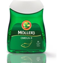 Möller's Möller’s Omega 3 Kapsül 30 Adet, Balık Yağı, Yüksek EPA ve DHA İçeren Takviye Edici Gıda