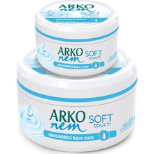 Arko Nem Soft Touch Nemlendirici Bakım Kremi 300 ml & 100 ml Fırsat Paketi