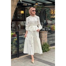 Clande Etekli Takım 2601-3032T Ekru
