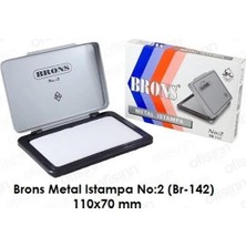 Brons Istampa Metal No:2 11X7 BR-142