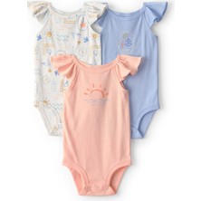 Carter's Kız Bebek Layette 3'lü Zıbın Set Çok Renkli 1U607010