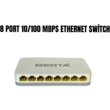 Besta 8 Port 10/100 Mbps Ethernet Switch Bst-08
