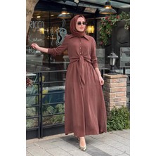 Clande Elbise 2601-5005 Soğan Kabuğu