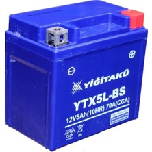 12 V 5 Ah Amper Yiğit YTX5L Motosiklet Aküsü