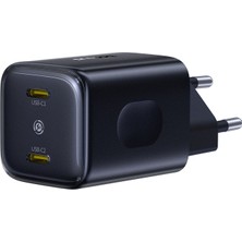 Baseus PicoGo AN13 Hızlı Şarj Adaptörü  2C 45W Siyah