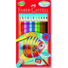Faber-Castell Kuru Boya Aqr. 12 Renk Karton Kutu