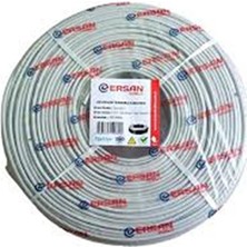 Berk Kablo 2+1 0.50MM Cctv Kamera Kablosu (1XRG59+2X0.50MM) Folyolu 100M Cctv Kablo