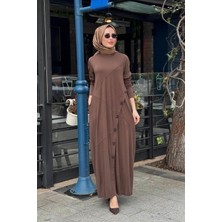 Heddy & Nurcan Çetin Nurcan Çetin Elbise 26131 Kahve